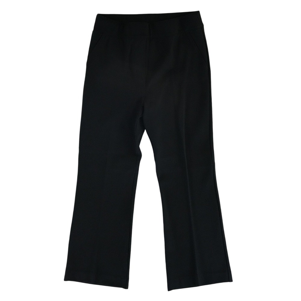 Spanx Pants Women's Size Large Black High-Rise Pull-On‎ Flare Leg Stretch